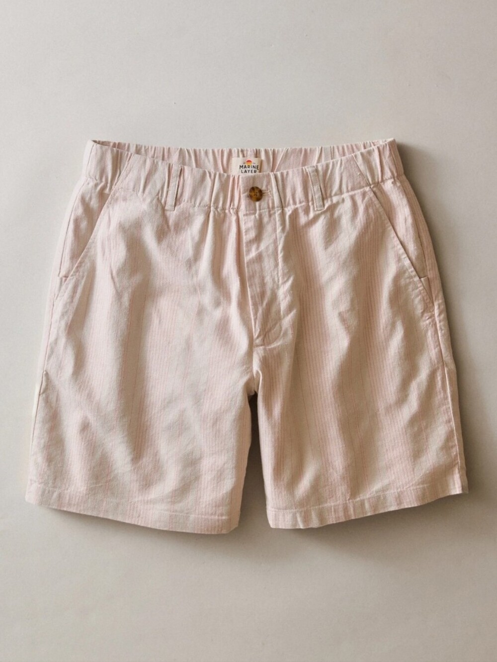 Marine Layer 7" Saturday Hemp Elastic Waist Chino Short 2026 Mens Med